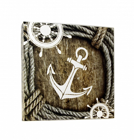 Упаковка с окошком "Якорь" 260х30х260 мм