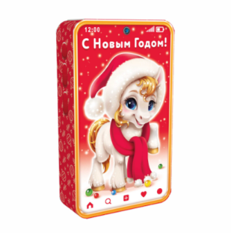 Упаковка новогодняя "Снежок" 500 гр 13х4,5х21,5см