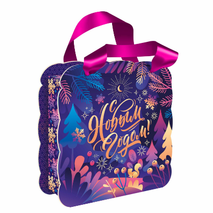 Упаковка новогодняя "Шервуд" 1200 гр 18,5х9х21см