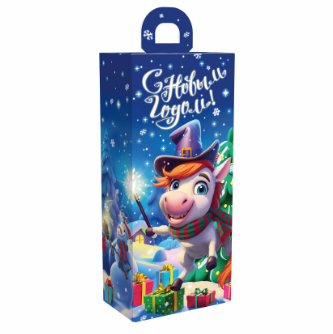 Упаковка новогодняя "Фокус-Покус" 500 гр 10х6х21см