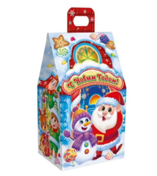 Упаковка новогодняя "Зефиркины" 9,5х7,5х16,5см