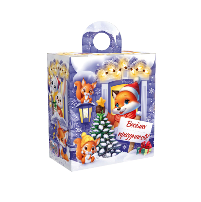 Упаковка новогодняя "Чудо-Терем" 11х6х12,5см