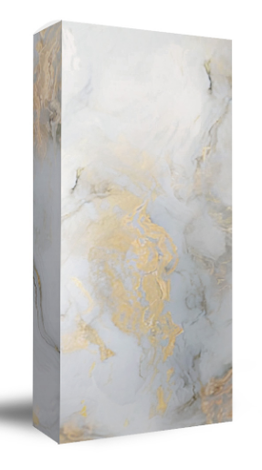 Упаковка с окошком "Мраморная" 85х35х225 мм