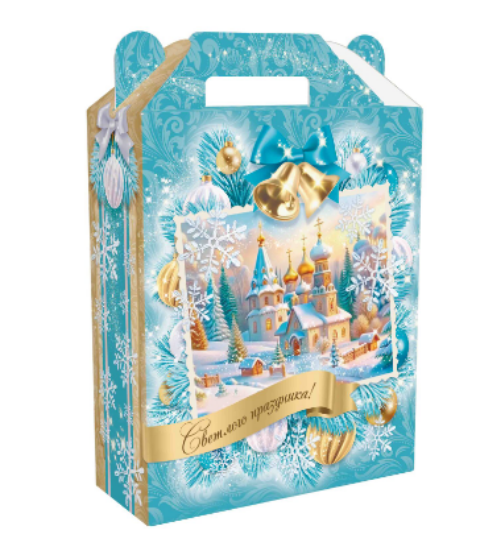 Упаковка новогодняя "Светлый праздник" 17х7х25,5см