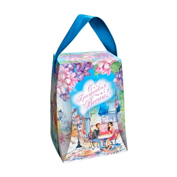 Упаковка " Весенний город" 500 гр 9,5х9х14см