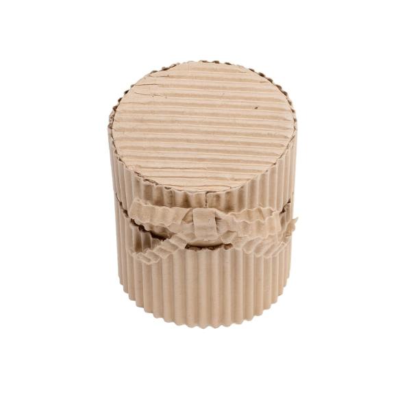 Круглая коробка из рельефного картона 50х60 мм