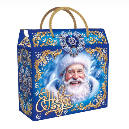 Упаковка новогодняя "Царские Узоры" 1500 гр 23х10х22см