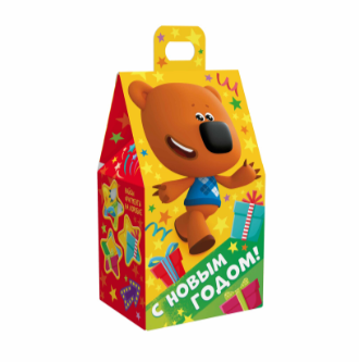 Упаковка новогодняя "Ми-ми-мишки" 11,3х8,7х20см
