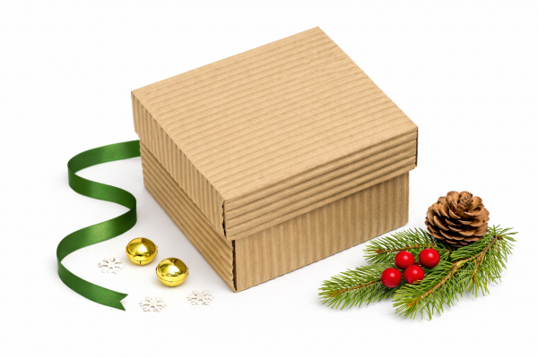 Коробк из рельефного картона 65х65х45 мм