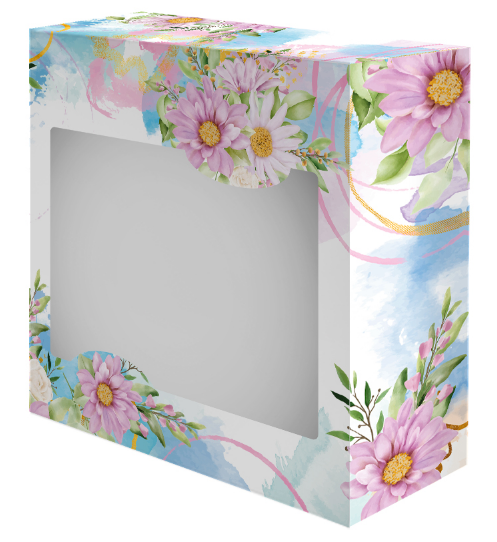 Упаковка с окошком "Букет эмоций" 195х60х190 мм