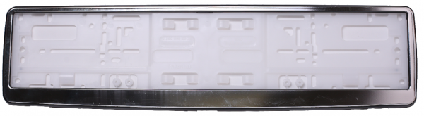 Рамка для номера металлизированная