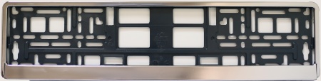 Рамка для номера с металлизированным покрытием Автостандарт