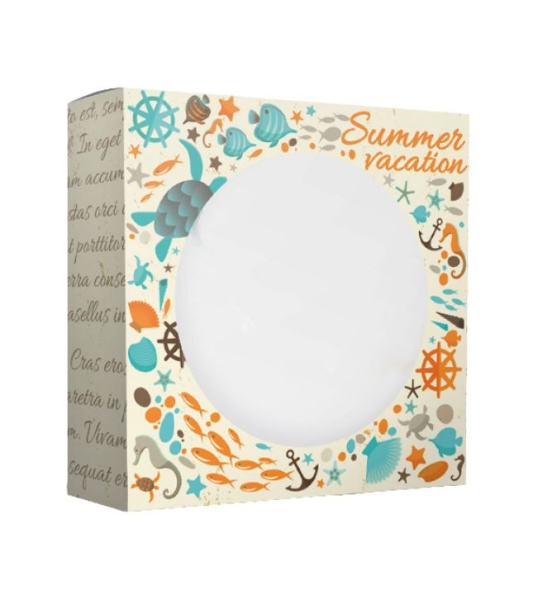 Упаковка с окошком “Лето” 155х40х155 мм