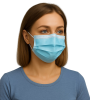 Маска медицинская защитная голубая 50 шт нестерильная (мельтблаун) 