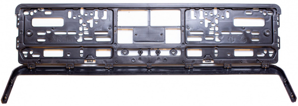 Рамка автомобильного номера двусторонняя чистая