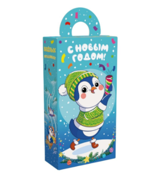 Упаковка новогодняя "Пинки - Винки" 500 гр 11х5х21см