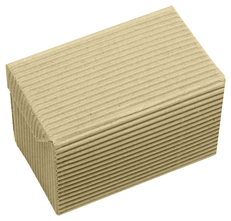 Прямоугольная подарочная коробка из рельефного картона 60х100х60 мм