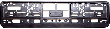 Рамка автомобильного номера двусторонняя чистая